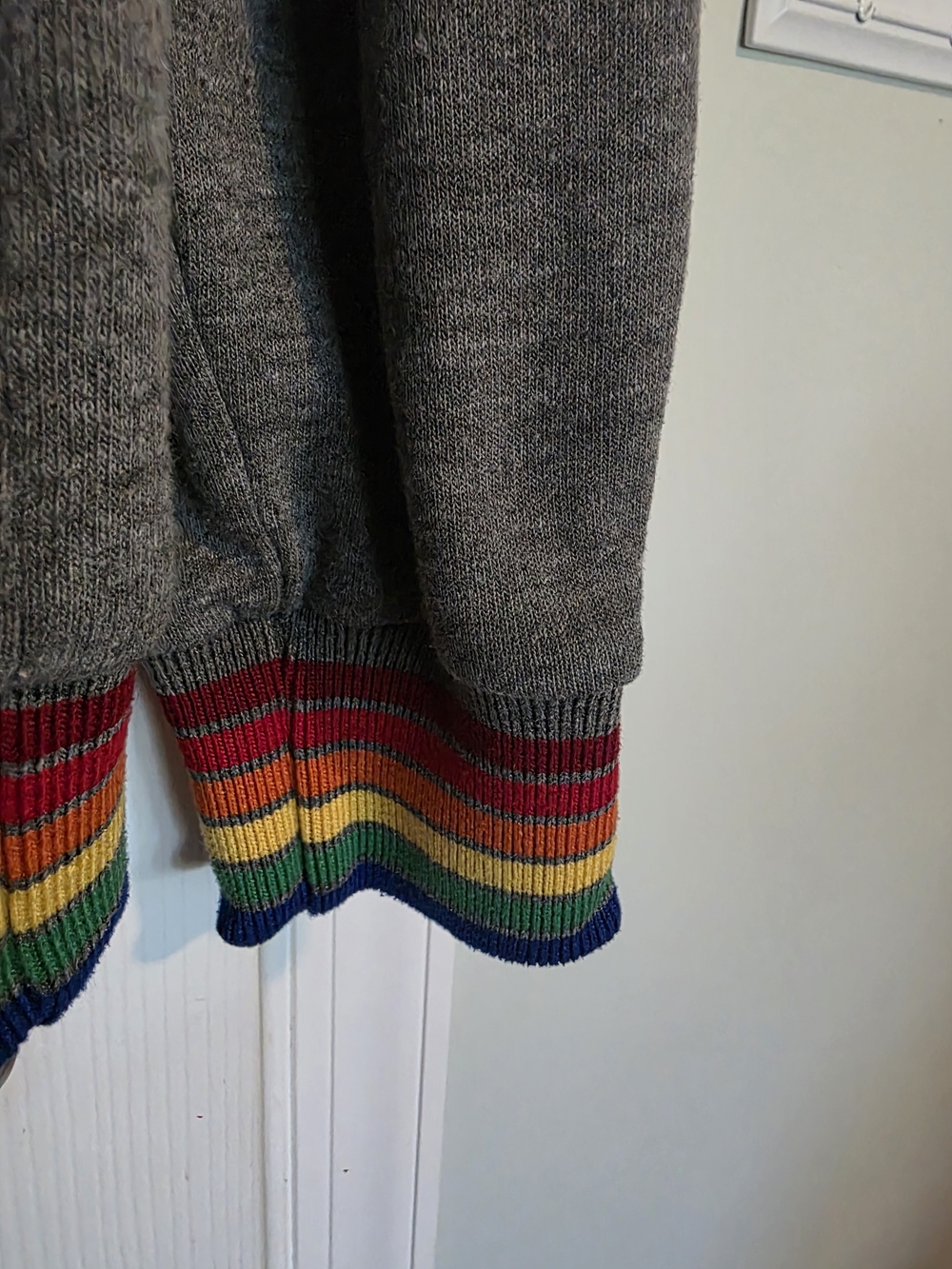 Aviator Nation Rainbow Rib Crewneck - Picture 7 of 8